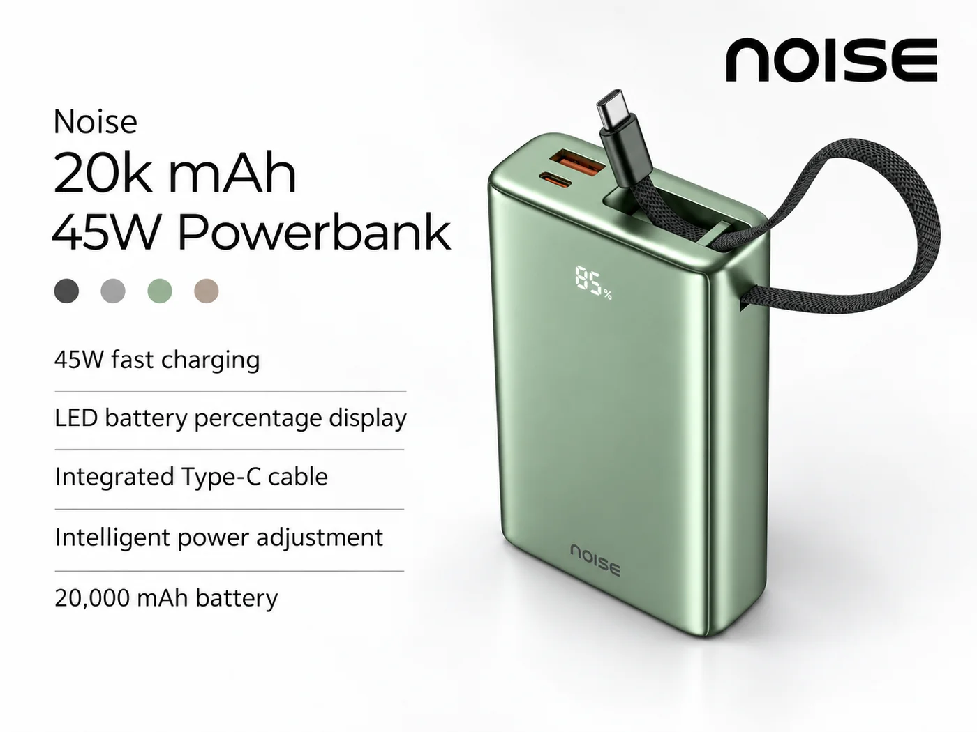 Noise 20k mAh 45W Powerbank
