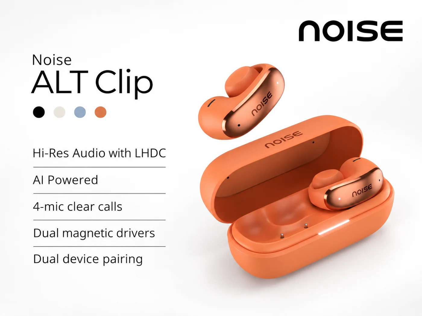 Noise ALT Clip Open-Ear Earbuds