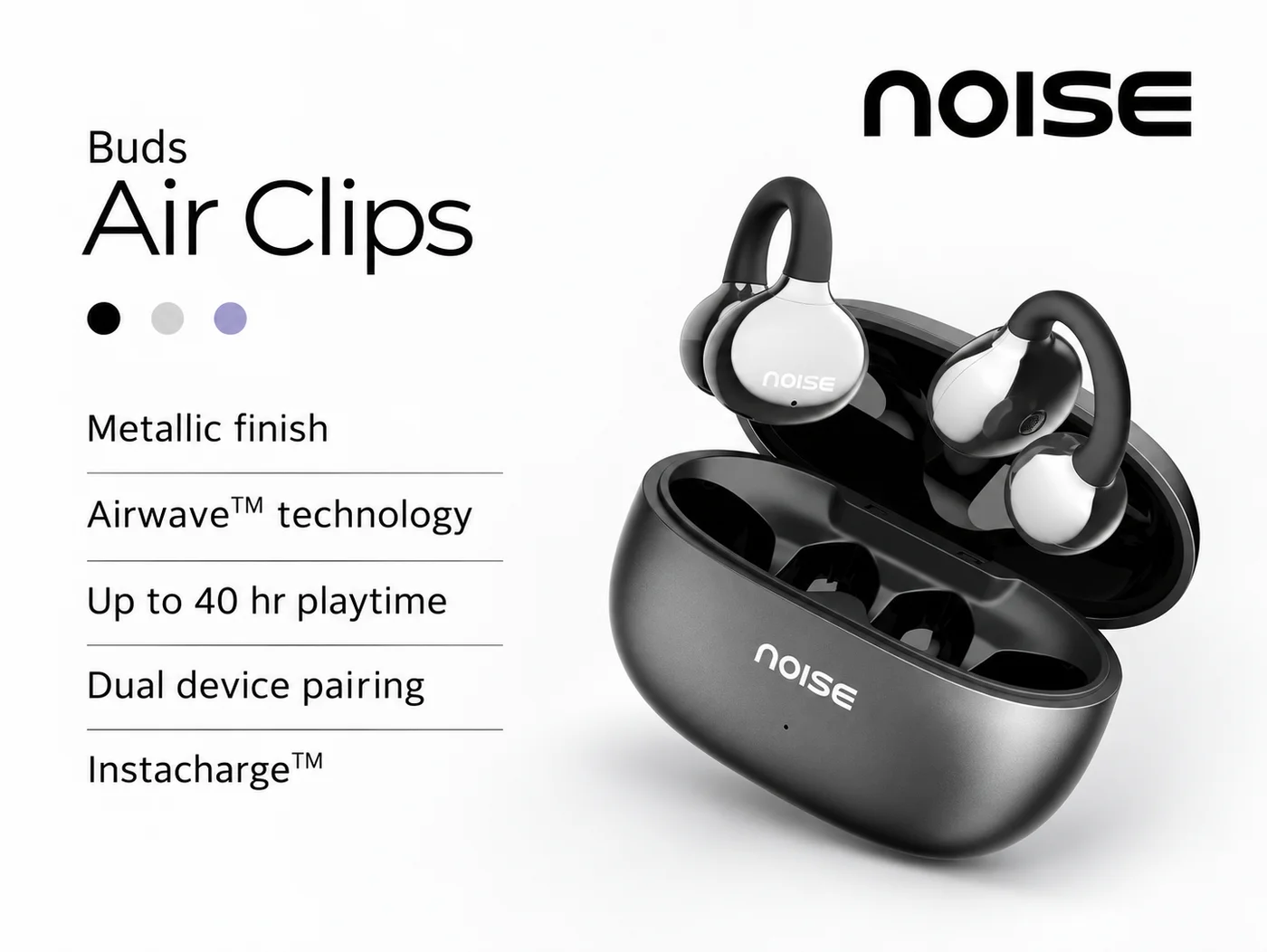 Noise Buds Air Clips True Wireless Earbuds