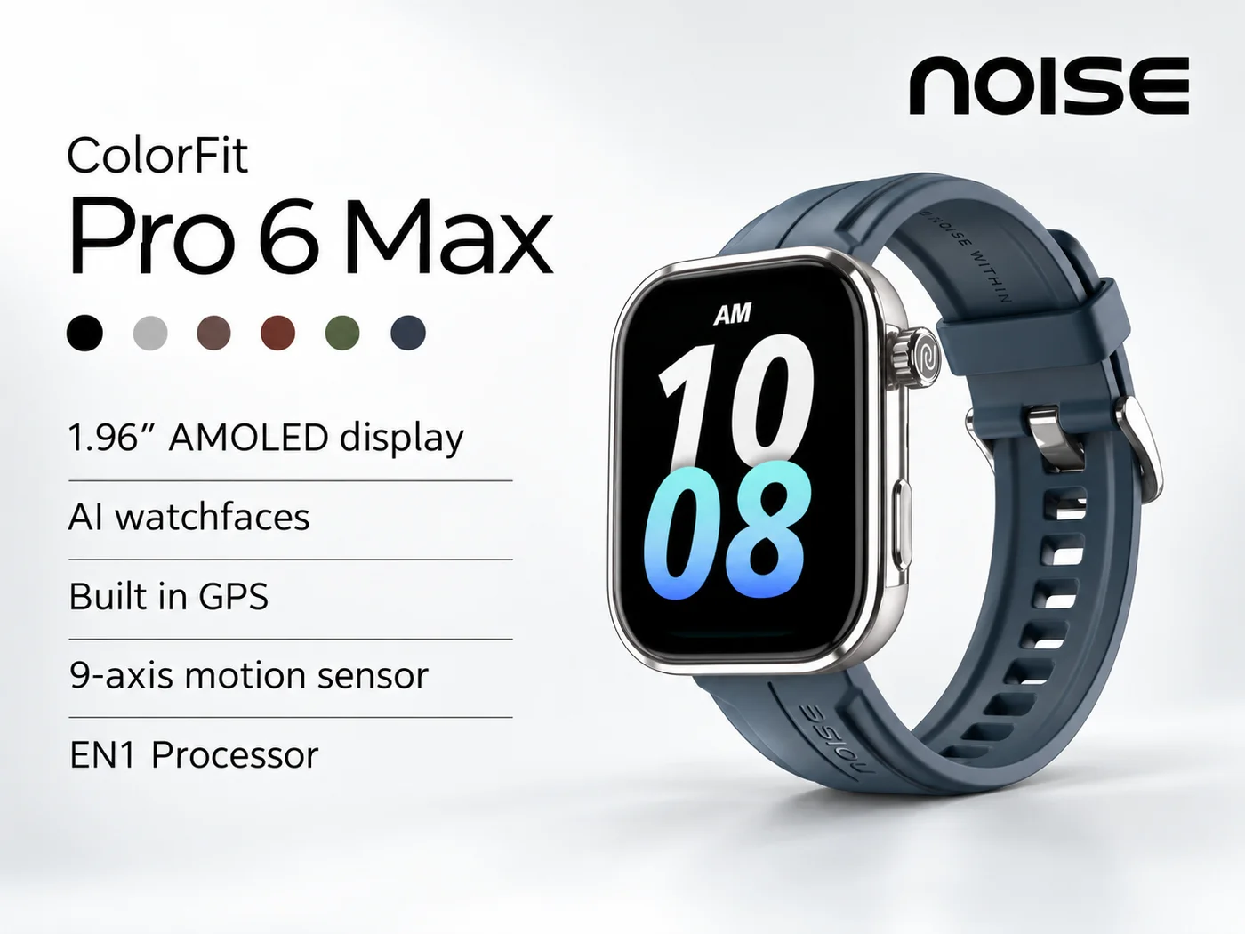 Noise ColorFit Pro 6 Max Smartwatch