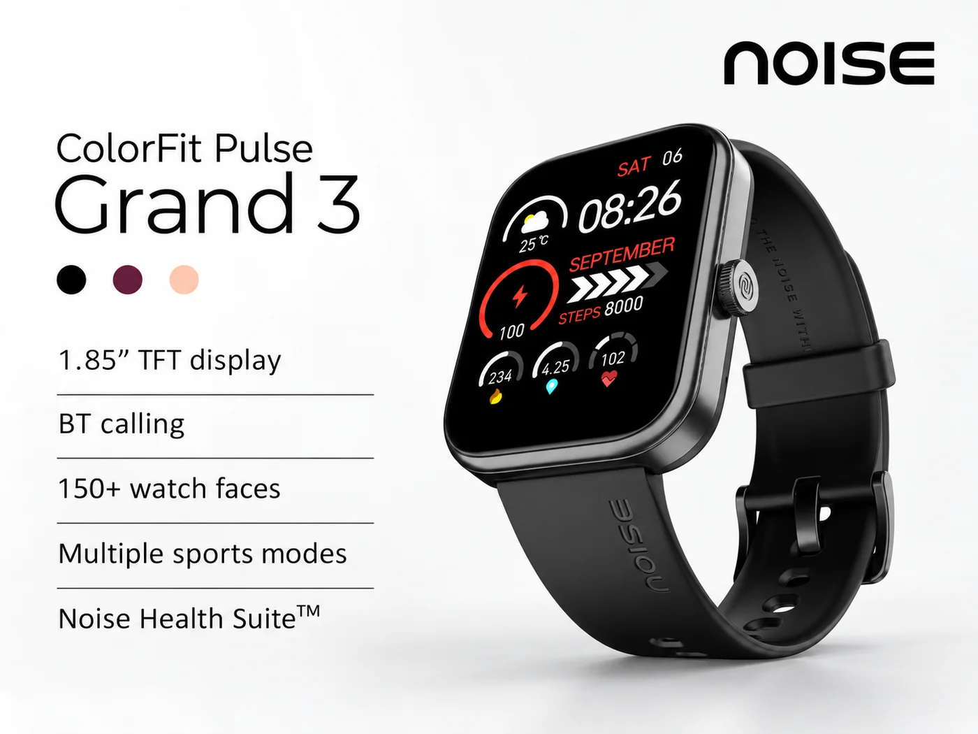 Noise ColorFit Pulse Grand 3 Smartwatch