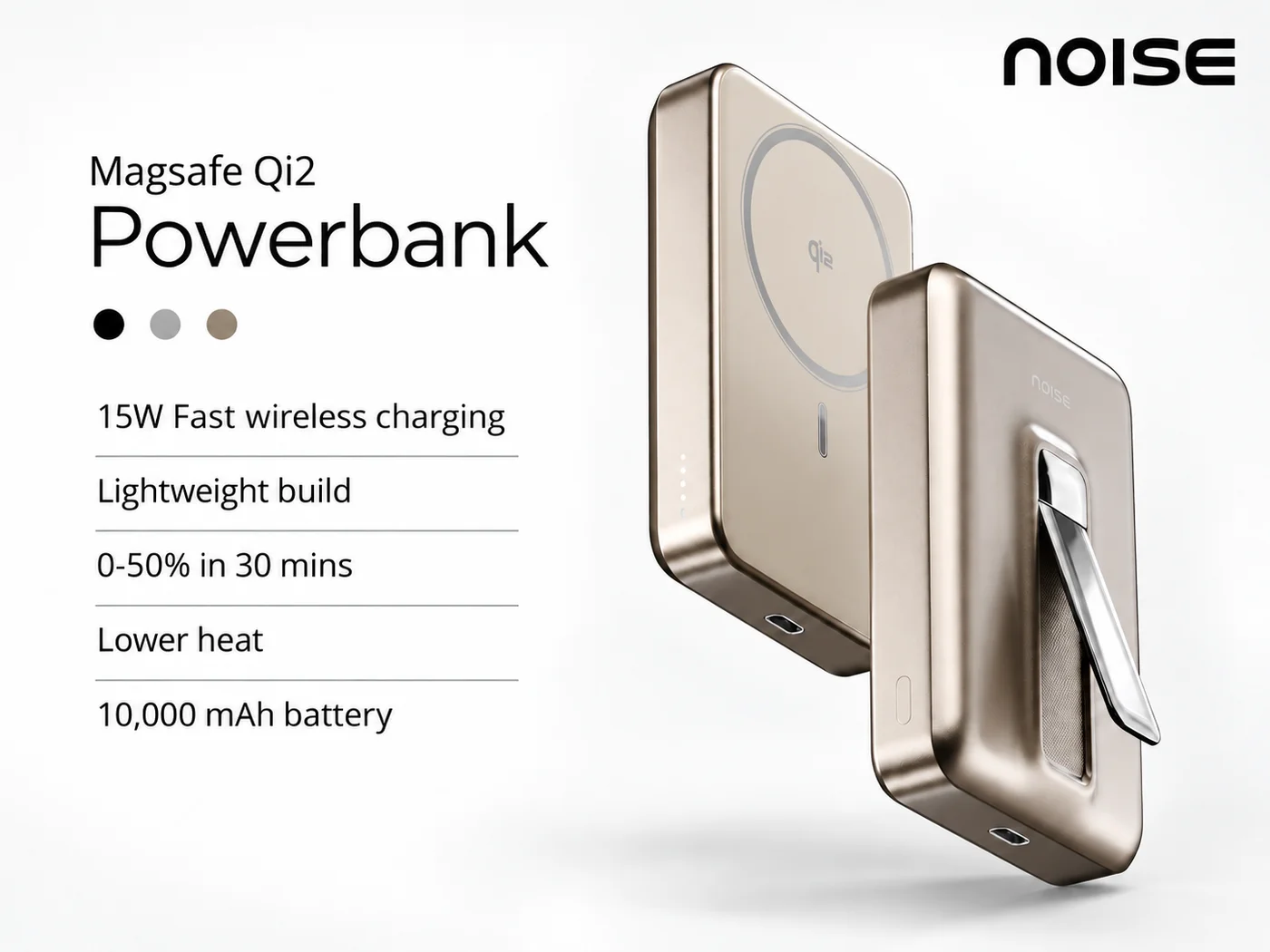 Noise MagSafe Qi2 10,000 mAh Powerbank