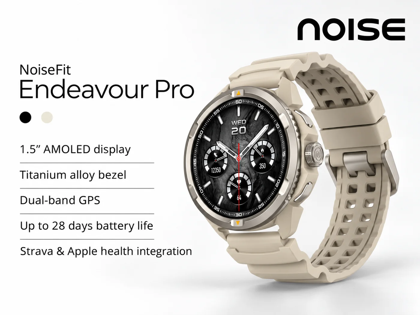 NoiseFit Endeavour Pro Rugged Smartwatch