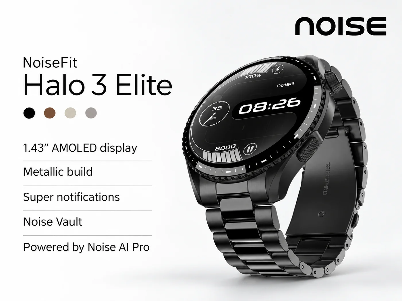 NoiseFit Halo 3 Elite Smartwatch