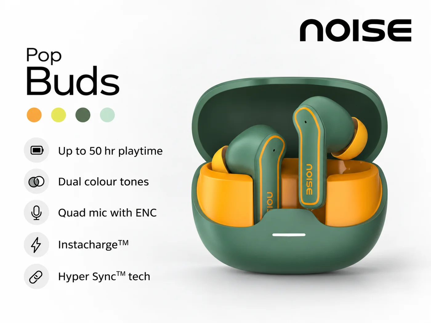 Noise Pop Buds True Wireless Earbuds