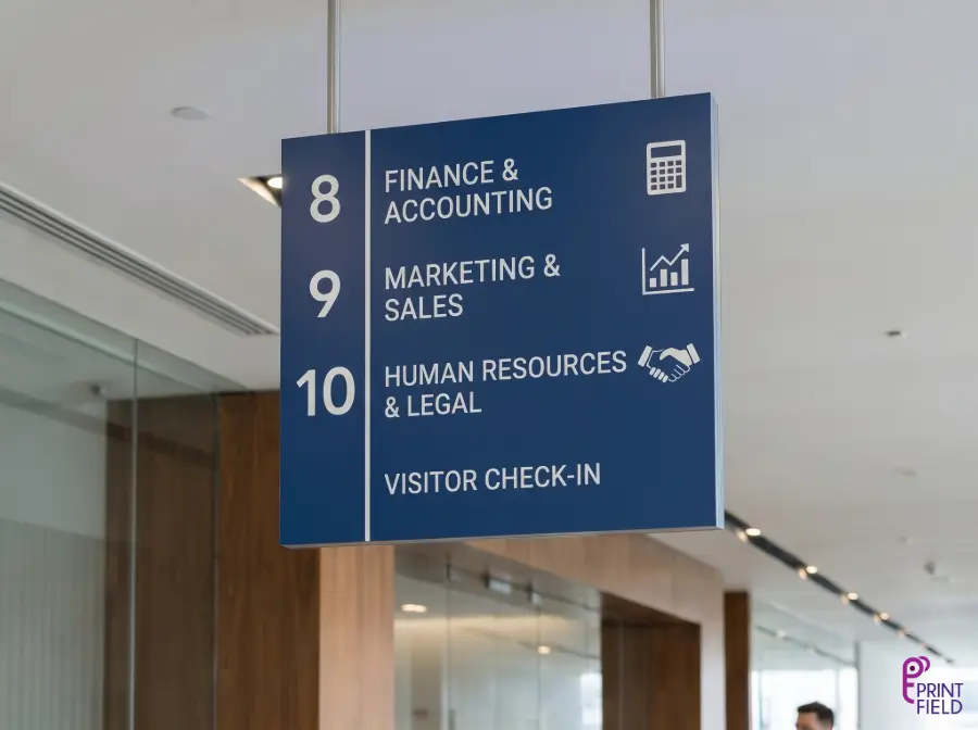 Square Hanging Display Boards