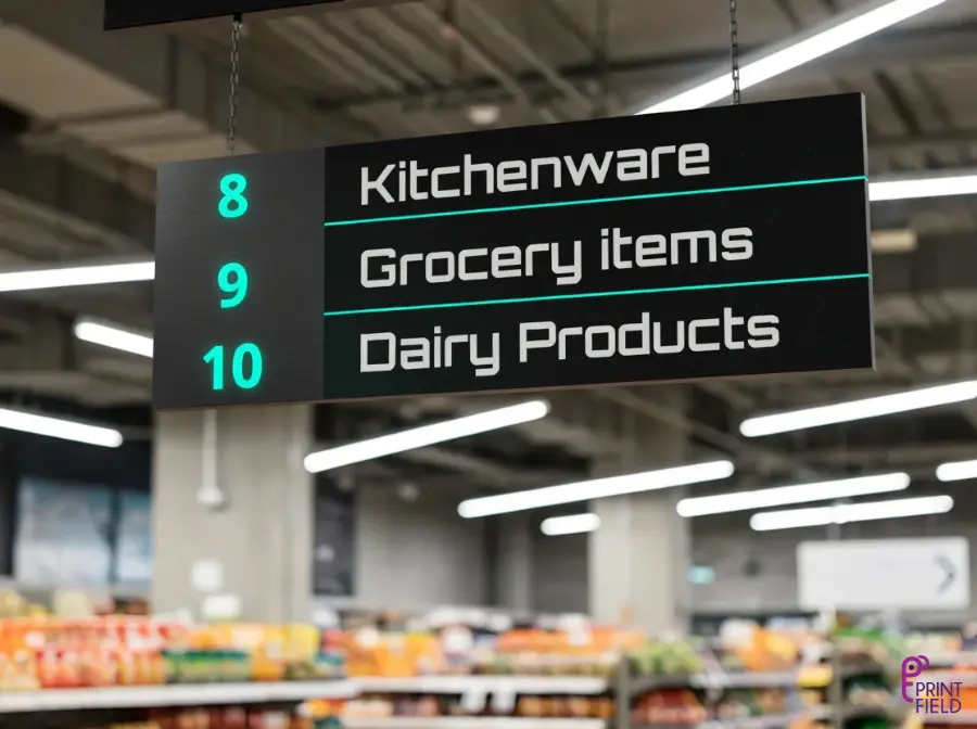 Rectangle Hanging Display Boards