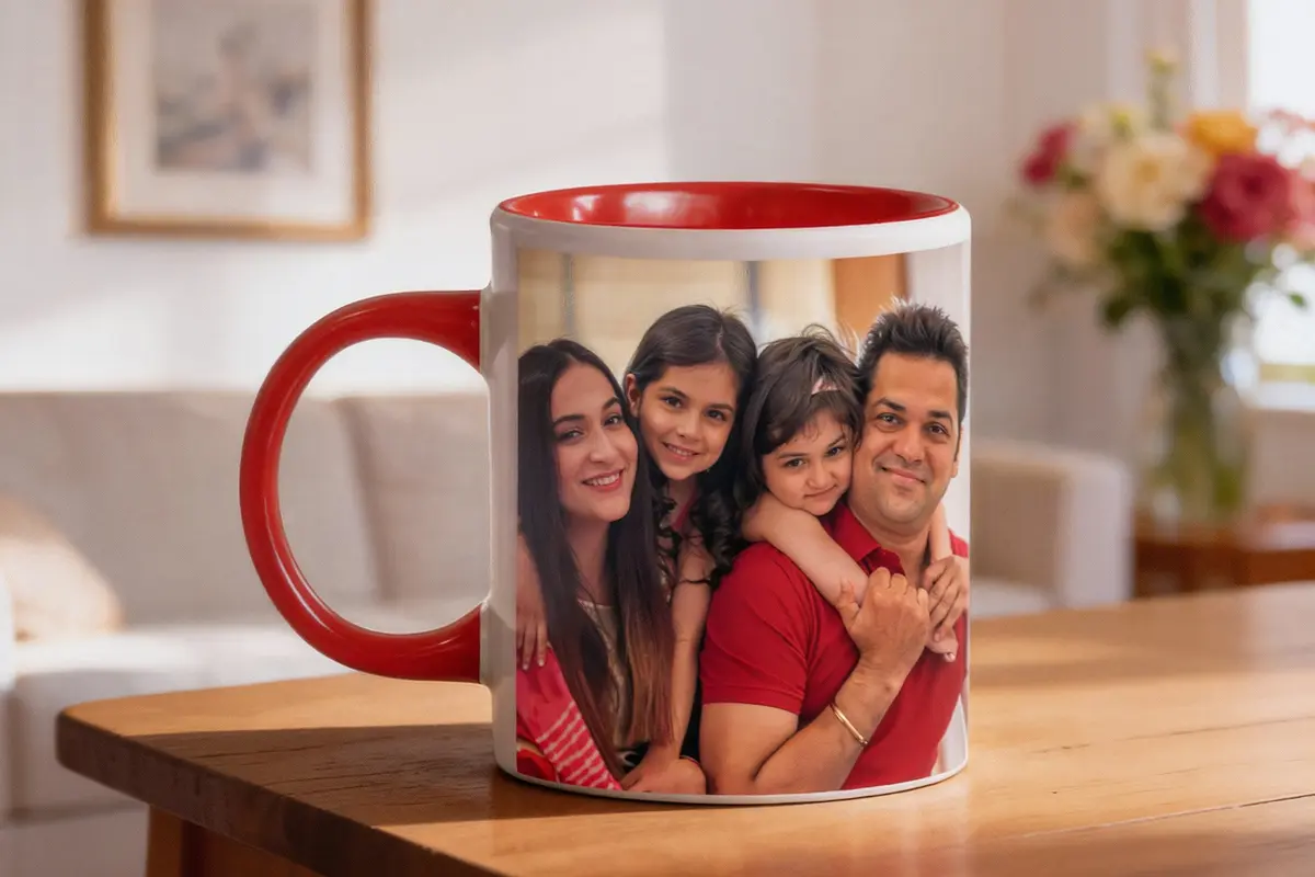 Personalised Inner Coloured Mug