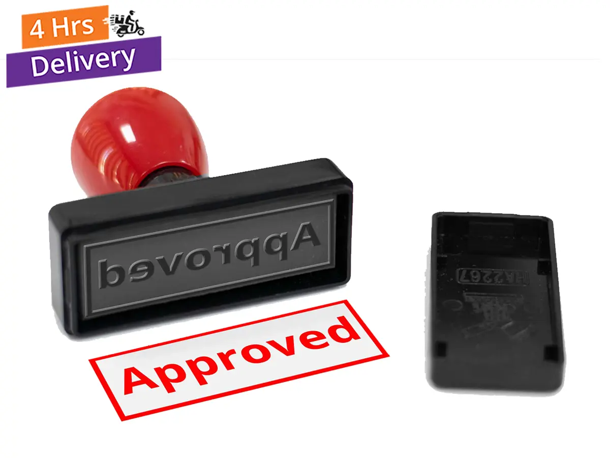 Medium Pre-ink Rubber Stamps
