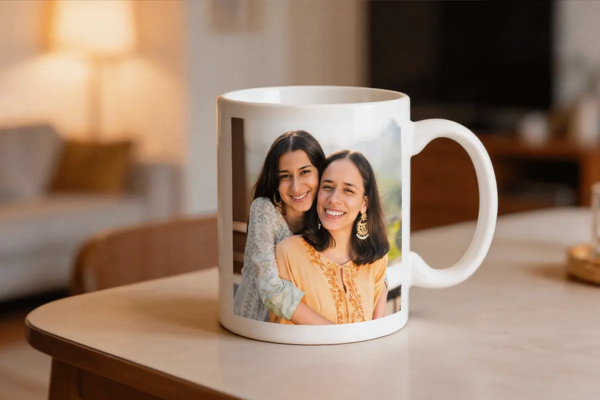 Personalised White Photo Mug