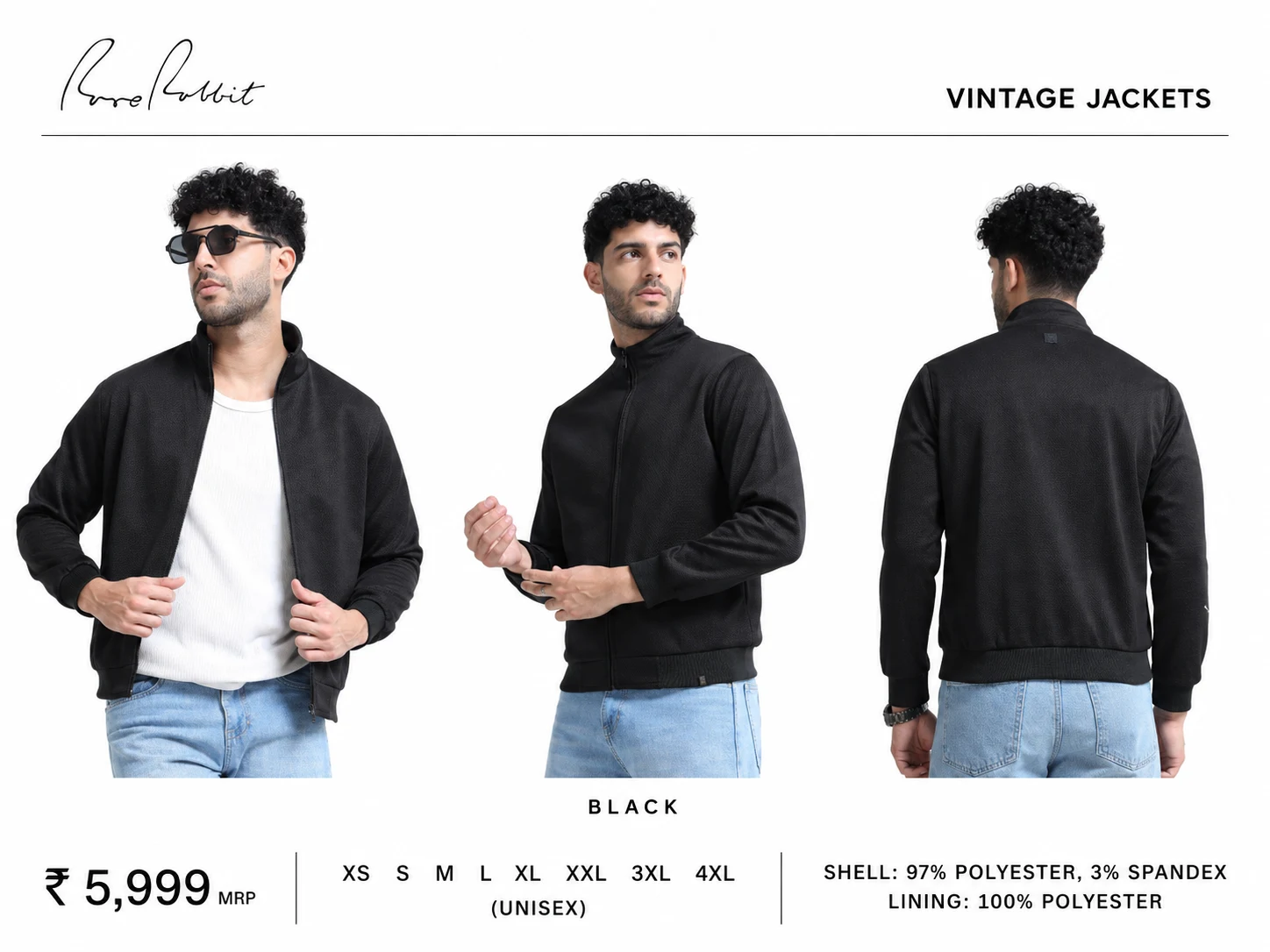 Rare Rabbit Unisex Vintage Jacket