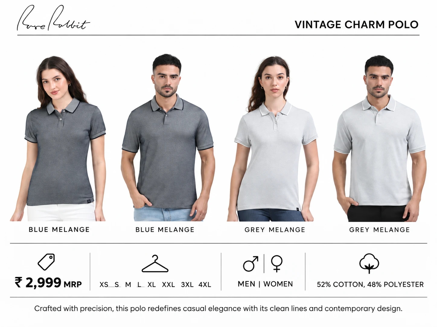 Rare Rabbit Women's Vintage Charm Polo