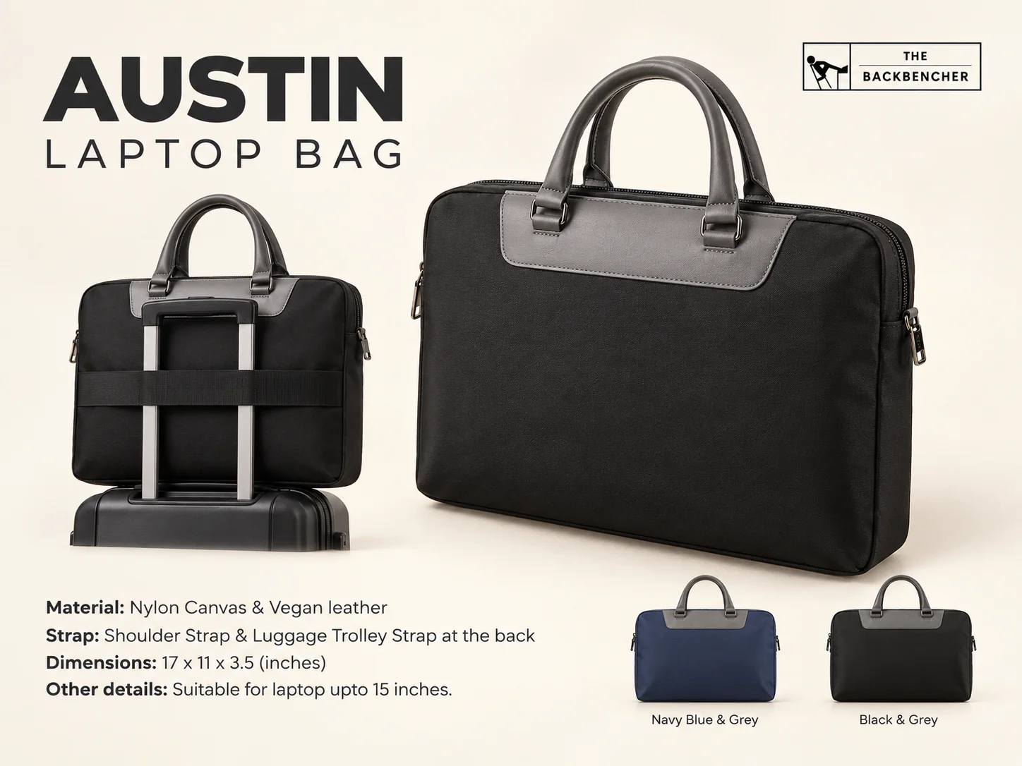 TBH Austin Laptop Bag