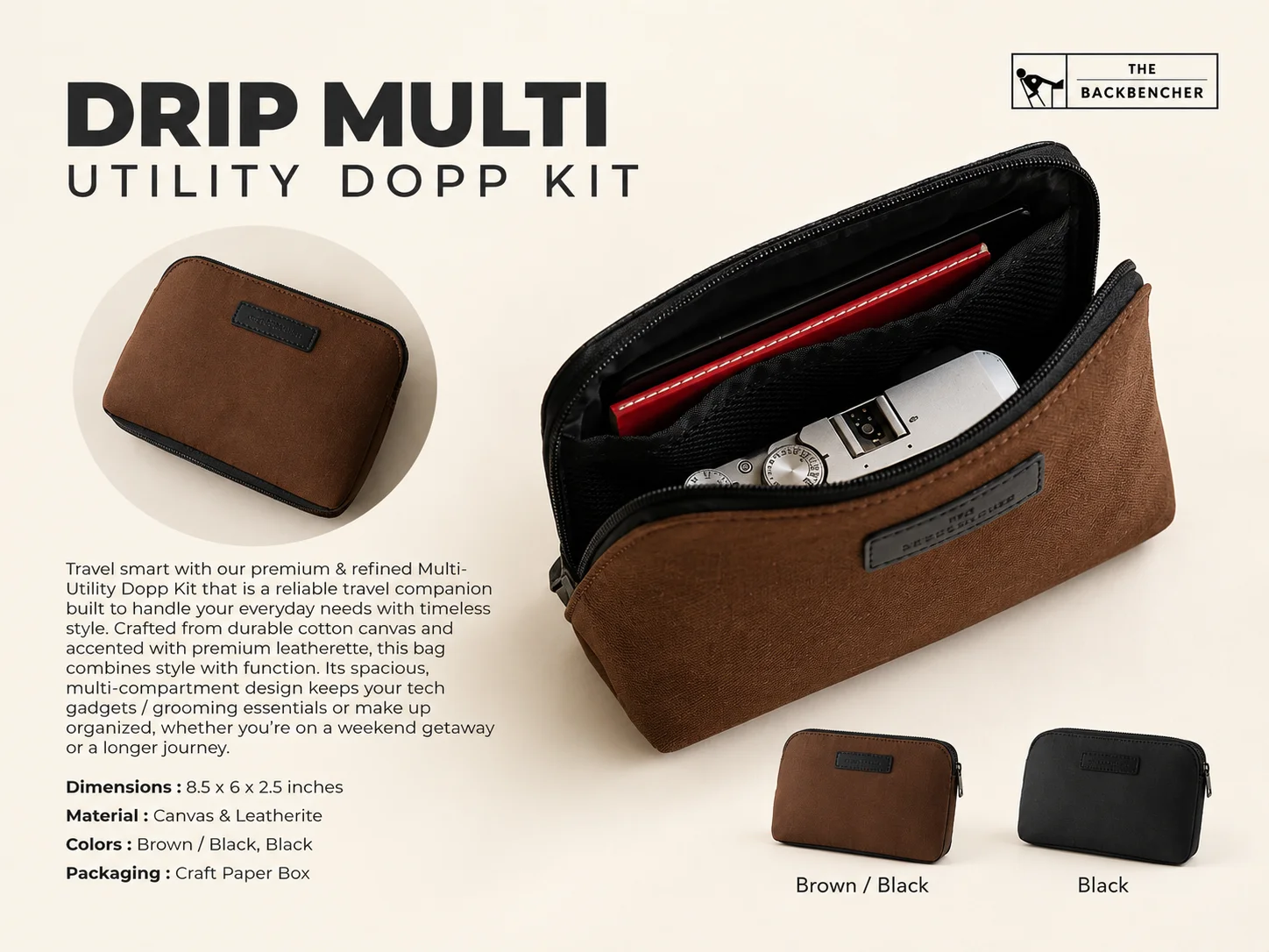 TBH Drip Multi Utility Dopp Kit