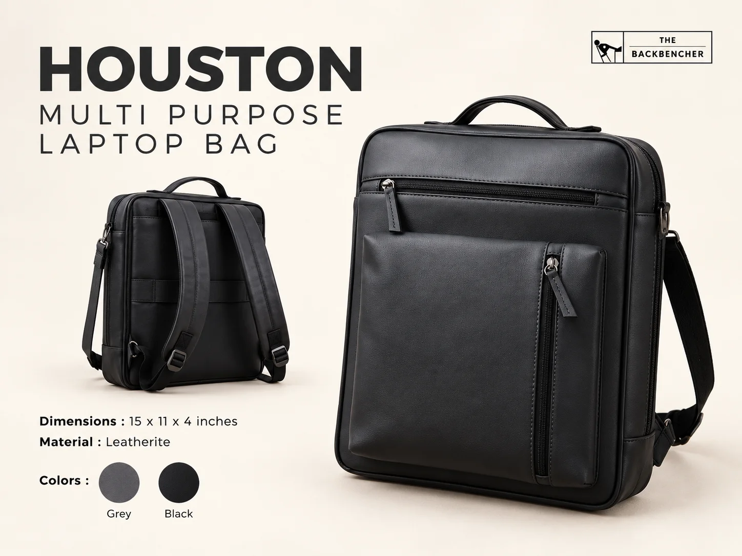 TBH Houston Multi Purpose Laptop Bag