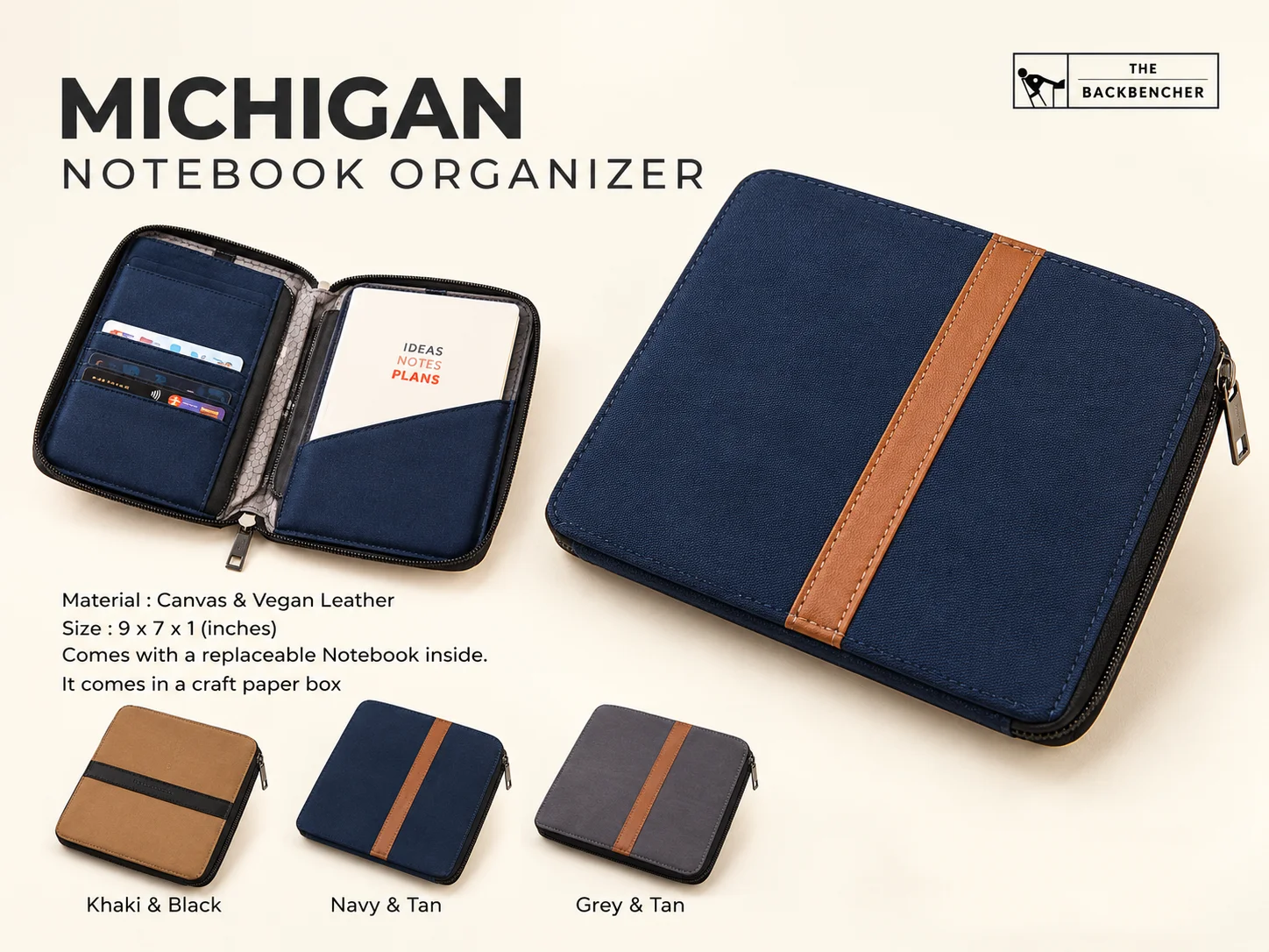 TBH Michigan Notebook Organizer