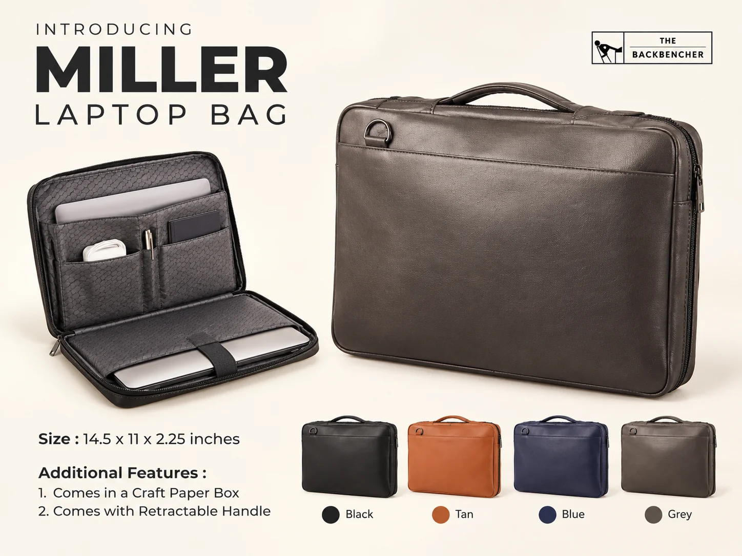 TBH Miller Laptop Bag