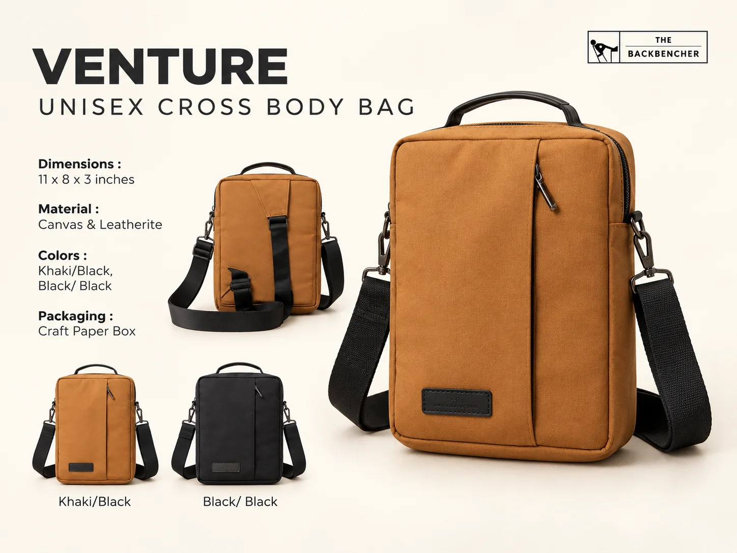 TBH Venture Unisex Cross Body Bag