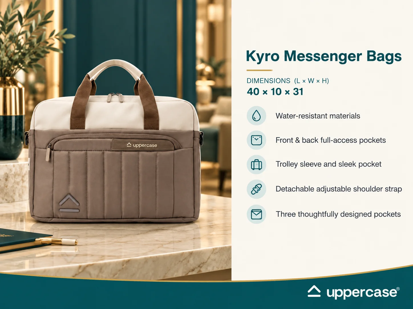 Uppercase Kyro Messenger Bag